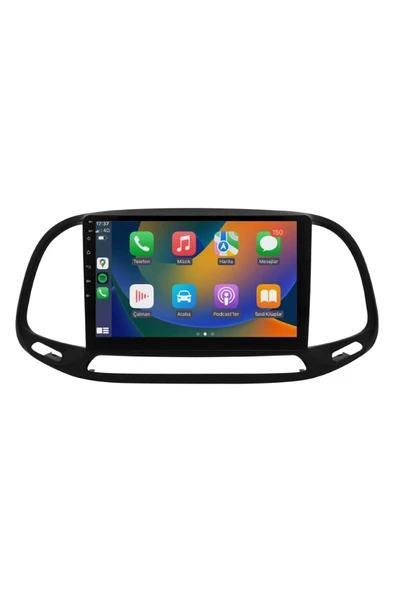 EXVOL Fiat Doblo 2015 2022 Android 2gb/32gb Multimedya Carplay 9 Inc Hd Ips Ekran Park Kamerası Hediyeli - 1
