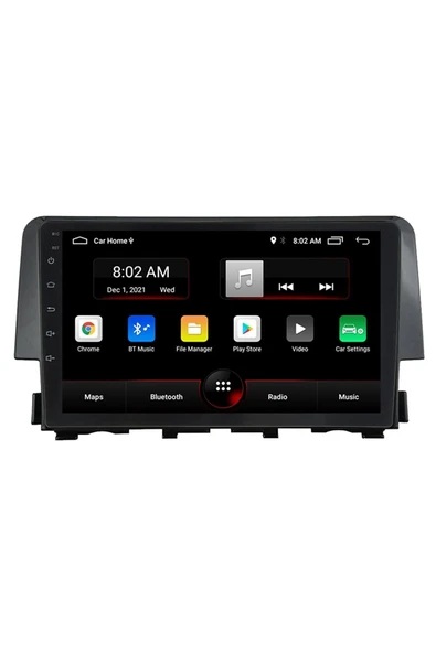 EXVOL HONDA FC5 ANDROİD MULTİMEDYA CARPLAY 9 İNC HD IPS EKRAN 4GB RAM /64GB KAMERA HEDİYELİ - 3