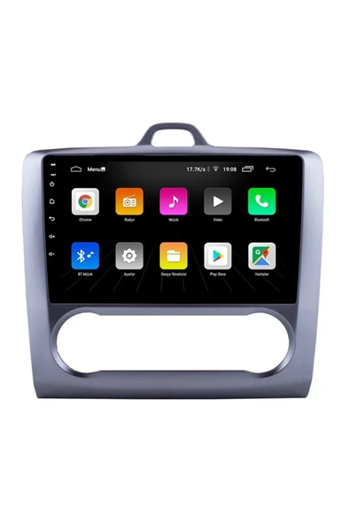 EXVOL FORD FOCUS 2 MULTİMEDYA 9 İNC HD IPS EKRAN DİJİTAL 4GB/64GB ANDROİD 12 SÜRÜM PARK KAMERASI HEDİYE - 3