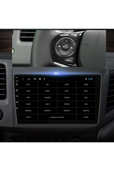 EXVOL Honda Civic Fb7 Android Multimedya Carplay 9 Inc Ips Hd Ekran 2/32gb Kamera Hediyeli - 8