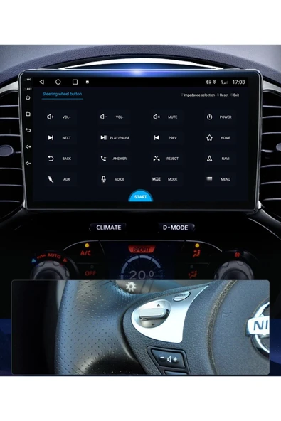 EXVOL Nissan Juke 2010-2018 Android Multimedya Carplay 9 Inc Hd Ips Ekran 2gb Ram /32gb Kamera Hediyeli - Resim 4