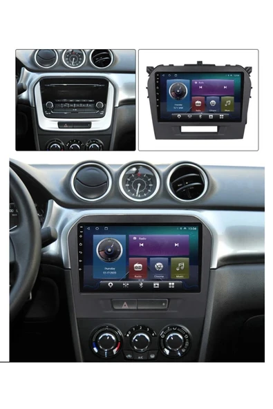 EXVOL SUZİKİ VİTARA 2014 2019 ANDROİD MULTİMEDYA CARPLAY 9 İNC HD IPS EKRAN 2/64GB KAMERA HEDİYELİ - 4