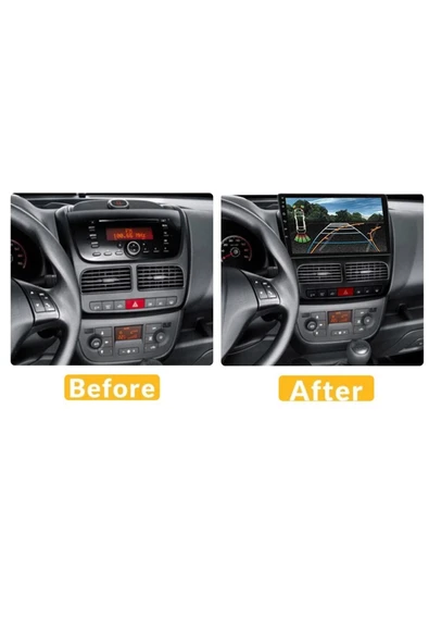 EXVOL Fiat Doblo 2010-2015 Android Multimedya Carplay 9 Inc Hd Ips Ekran 2gb Ram /32gb Kamera Hediyeli - Resim 5
