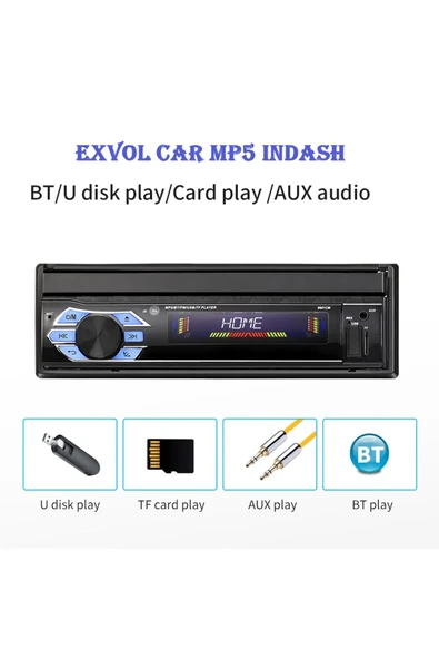 EXVOL İNDASH 7 İNC DOUBLE TEYP 3 USB GİRİŞLİ DOKUMATİK 1080P HD + KAMERA HEDİYELİ - Resim 8