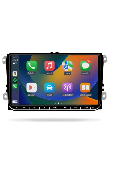 EXVOL VOLKSWAGEN ANDROİD MULTİMEDYA 4GB-64GB 9 İNC HD IPS CARPLAY JETTA-PASSAT -GOLF-SKODA- SEAT ürün görseli