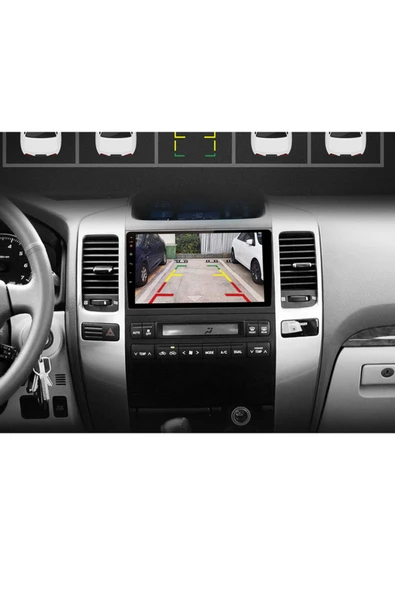 EXVOL TOYOTA PRADO 2004-2009 ANDROİD MULTİMEDYA CARPLAYLİ 9 İNC HD IPS EKRAN 2GB/32GB KAMERA HEDİYELİ - Resim 4