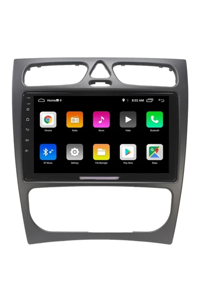 EXVOL MERCEDES BENZ C CLASS W209 ANDROİD MULTİMEDYA CARPLAY 9 İNC HD IPS EKRAN 2/32GB KAMERA HEDİYELİ - Resim 3