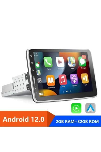 EXVOL ANDROİD MULTİMEDYA 10,1 İNC 360° DÖNEN CARPLAY 2GB/32GB ÜNİVERSAL HD IPS EKRAN KAMERA HEDİYE - Resim 2