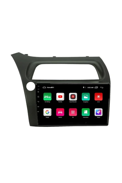 EXVOL HONDA CİVİC SPORT 2006-2011 ANDROİD MULTİMEDYA CARPLAYLİ 9 İNC HD IPS EKRAN 4GB/64GB KAMERA HEDİYELİ - 5