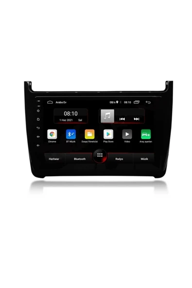 EXVOL Volkswagen Polo 7 Android 12 Multimedya Carplay 2gb/32gb 9 Inc Hd Ips Ekran Park Kamerası Hediyeli - 2