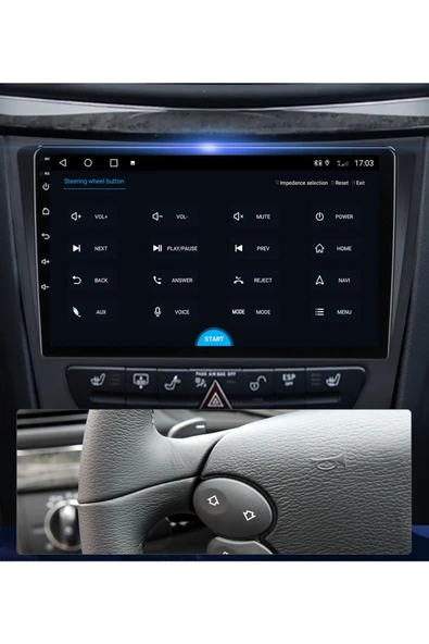 EXVOL MERCEDES BENZ E CLASS ANDROİD MULTİMEDYA CARPLAY 9 İNC HD IPS EKRAN 2/32GB KAMERA HEDİYELİ - 8