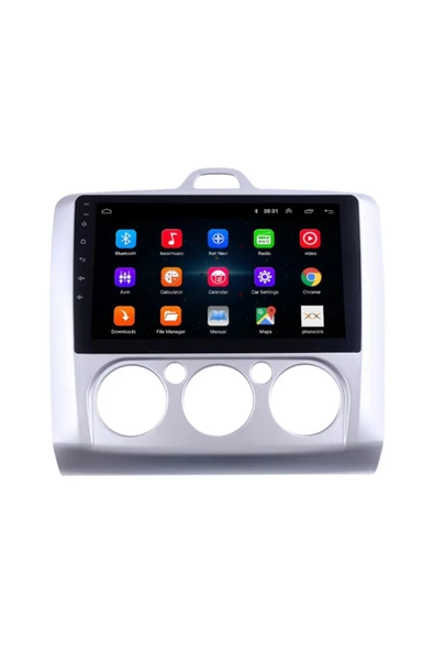 EXVOL Ford Focus 2 Multimedya Carplay 9 Inc Hd Ips Ekran 2gb/32gb Android 12 Sürüm Park Kamerası Hediyeli - 3