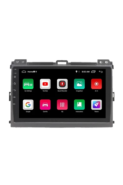 EXVOL TOYOTA PRADO 2004-2009 ANDROİD MULTİMEDYA CARPLAYLİ 9 İNC HD IPS EKRAN 4GB/64GB KAMERA HEDİYELİ - 6