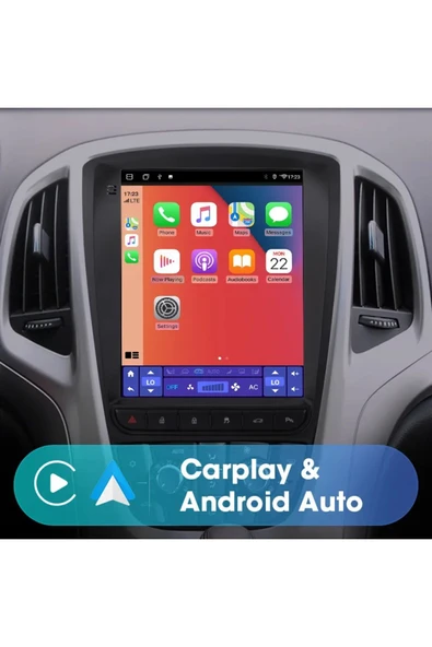 EXVOL Opel Astra J Kasa Tesla Ekran Android Ips Hd Multimedya 4gb-64gb Carplay Kamera Hediyeli - Resim 2