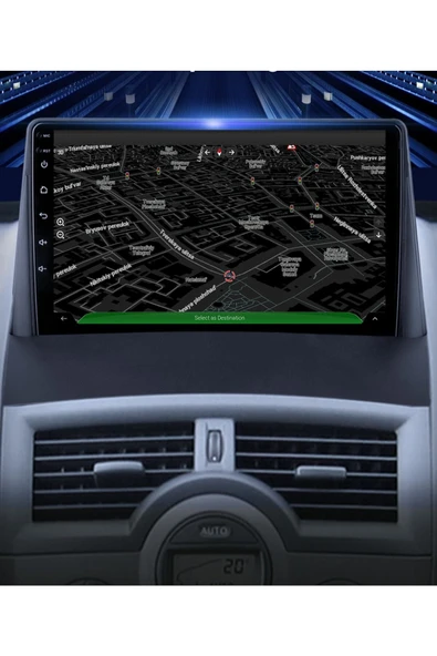 EXVOL Renault Megane 2 Android Multimedya Carplay 9 Inc Hd Ips Ekran 4gb/64gb Kamera Hediyeli - Resim 7