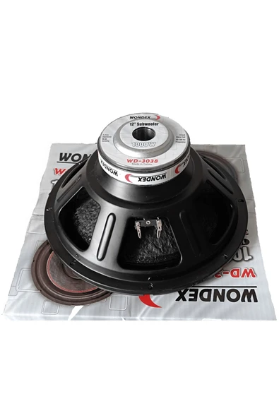 EXVOL WONDEX 1000W 350RMS 30CM BASS SUBWOOFER PROFESYONEL HOPARLÖR (TÜRKİYE ÜRETİM) - 6