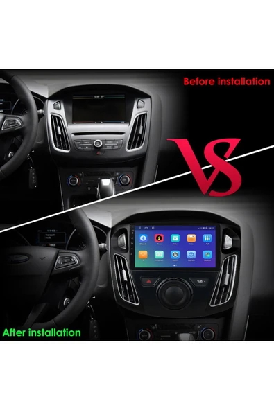 EXVOL Ford Focus 3-4 Multimedya Carplay 9 Inc Hd Ips 2gb/32gb Android 12 Sürüm Park Kamerası Hediyeli - Resim 2