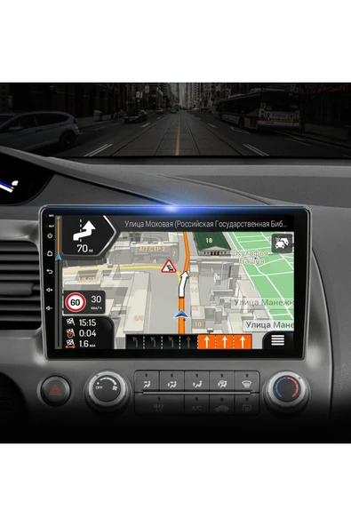 EXVOL Honda Civic Fd6 Android Multimedya 10 Inc Hd Ips Ekran 2gb/32gb Carplayli Kamera Hediyeli - 7