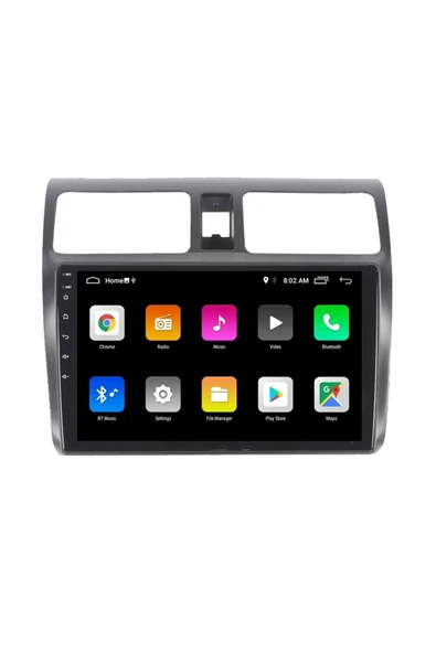 EXVOL SUZUKİ SWİFT 2006-2010 ANDROİD MULTİMEDYA CARPLAYLİ 9 İNC HD IPS EKRAN 4GB/64GB KAMERA HEDİYELİ - Resim 5