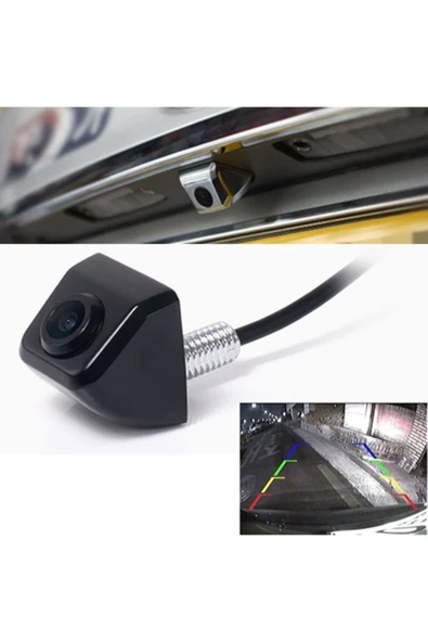 EXVOL Mx-38 Pramit Geri Görüş Park Kamerası Su Geçirmez Hd Mesafe Çizgili Audiomax