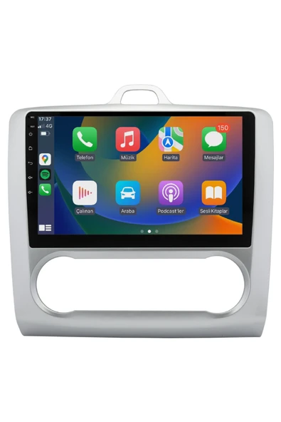 EXVOL FORD FOCUS 2 MULTİMEDYA 9 İNC HD IPS EKRAN DİJİTAL 4GB/64GB ANDROİD 12 SÜRÜM PARK KAMERASI HEDİYE ürün görseli