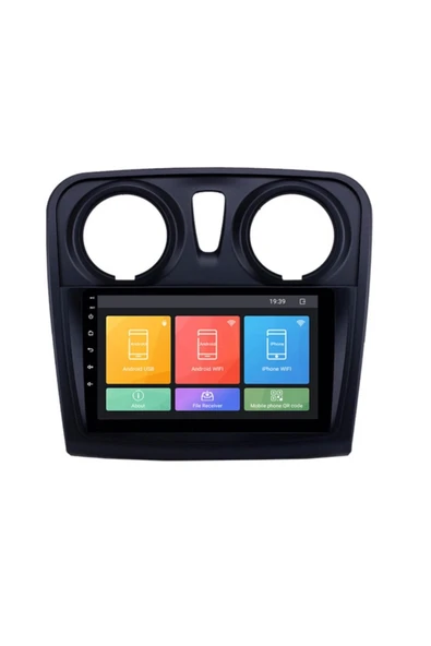 EXVOL DACİA SANDERO 2013-2020 ANDROİD MULTİMEDYA CARPLAY 9 İNC HD IPS EKRAN 4GB RAM /64GB KAMERA HEDİYELİ - Resim 2