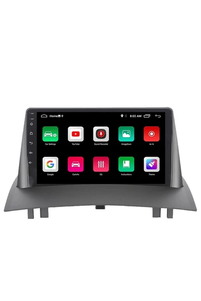 EXVOL Renault Megane 2 Android Multimedya Carplay 9 Inc Hd Ips Ekran 4gb/64gb Kamera Hediyeli - Resim 3