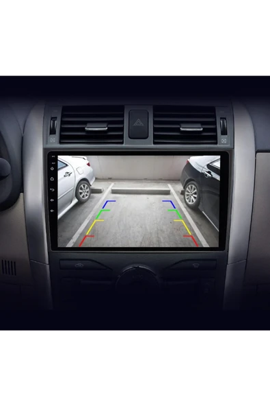 EXVOL Toyota Corolla 2006-2013 Android 12 Multimedya Carplay 2/32gb 9 Inc Hd Ips Ekran Park Kamera Hediye - Resim 6