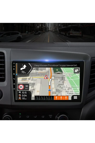 EXVOL Honda Civic Fb7 Android Multimedya Carplay 9 Inc Ips Hd Ekran 2/32gb Kamera Hediyeli - 6