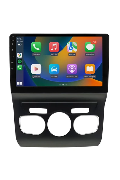 EXVOL CİTROEN C4 ANDROİD MULTİMEDYA 10 İNC HD IPS EKRAN 4GB RAM /64GB KAMERA HEDİYELİ