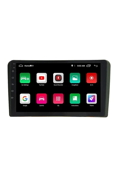EXVOL Audi A3 2003-2013 Android Multimedya Carplay 9 Inc Hd Ips Ekran 2/32gb Kamera Hediyeli - 5