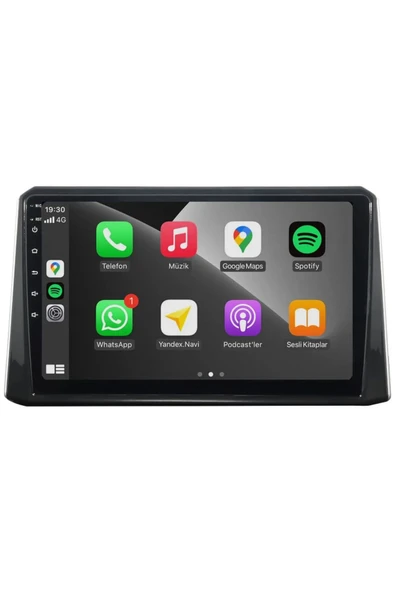 EXVOL Toyota Yeni Corolla Android Multimedya 10 Inc Hd Ips Ekran 2gb Ram /32gb Kamera Hediyeli Carplayli