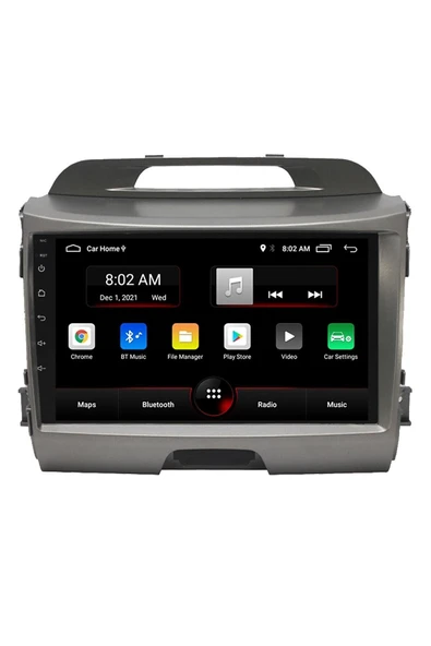 EXVOL Kia Sportage 2011-2016 Android Multimedya Carplay 9 Inc Hd Ips Ekran 4gb/64gb Kamera Hediyeli - 2