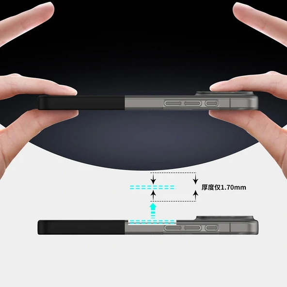 Apple iPhone 16 Pro Kılıf M-Safe Şarj Özellikli Mıknatıslı Redclick Duble Kapak - Resim 3