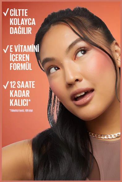 Maybelline New York Sunkisser Hazy Matte Likit Allık - 36 Spicy Red - 3