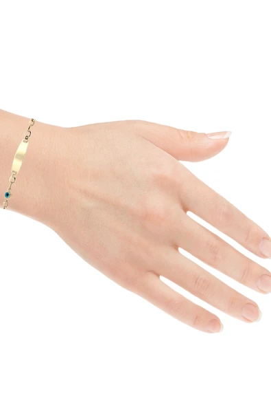 Cigold Taşlı Çocuk Bileklik 14 Ayar Altın 2.99 Gr OA-C11503029236 - 4