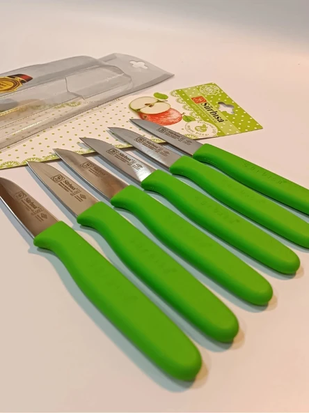 Sürbisa Meyve Takımı Yeşil (6'lı)61007 7.0 cm - Resim 4