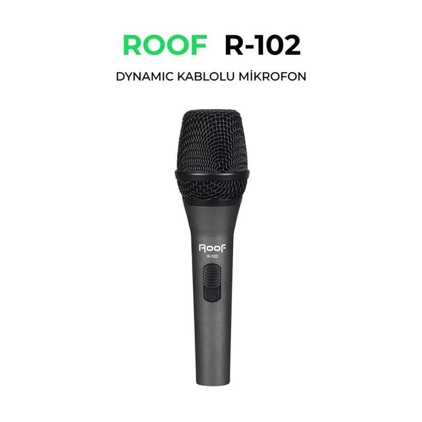 ROOF R-102KABLOLU EL MİKROFONU