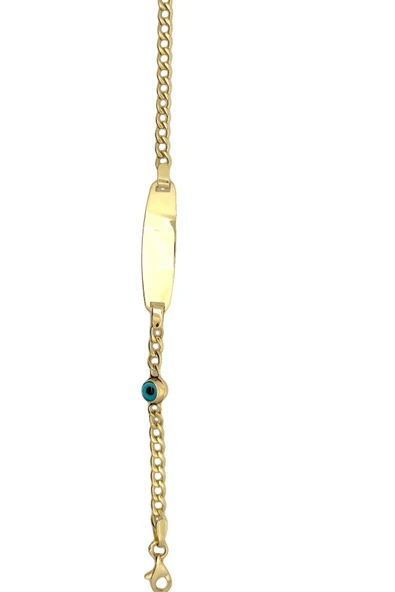 Cigold Taşlı Çocuk Bileklik 14 Ayar Altın 3.63 Gr OA-C11403029238 - 3