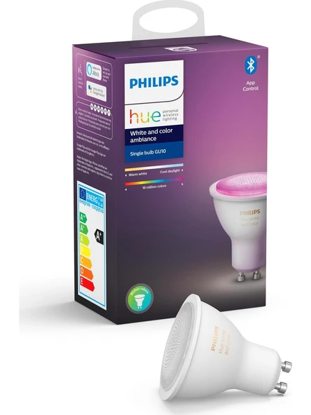 Philips HueWCA 4.3W Renkli Akıllı Ampul GU10 Spot Ampul