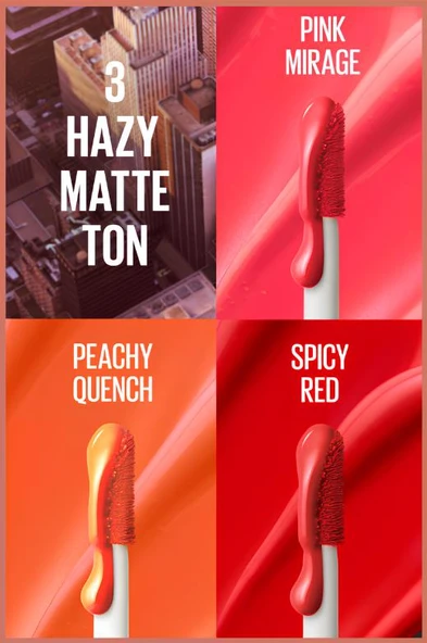 Maybelline New York Sunkisser Hazy Matte Likit Allık - 30 Pink Mirage - 5