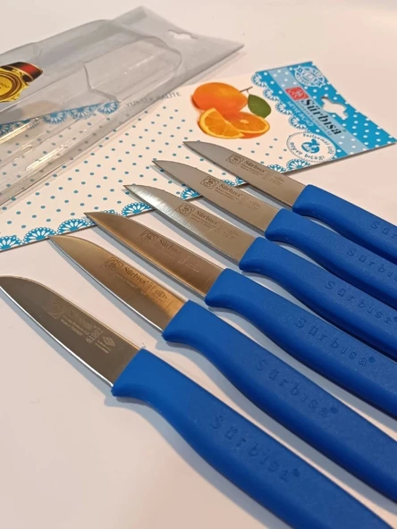 Sürbisa Meyve Takımı Mavi (6'lı)61007 7.0 cm ürün görseli