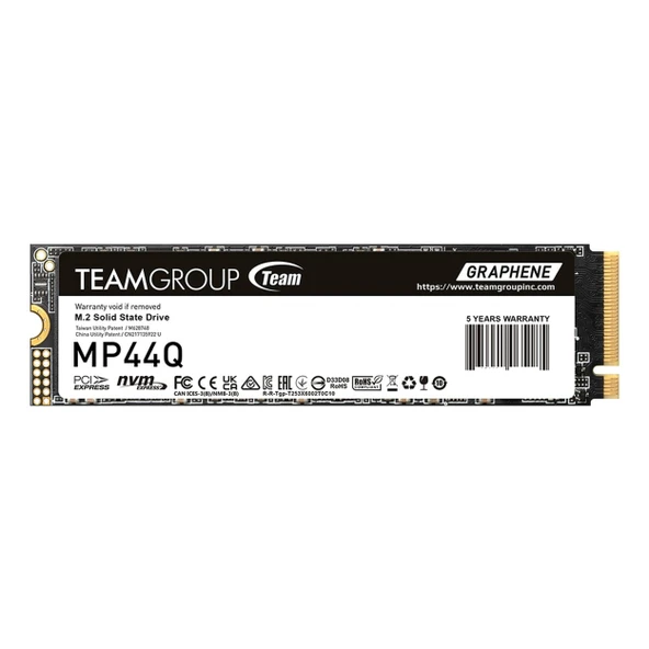 Team MP44Q TM8FFD001T0C101 1TB (7400/6200MB/s) M.2 2280 PCIe 4.0 NVMe SSD