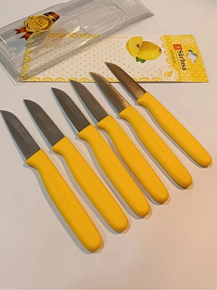 Sürbisa Meyve Takımı Sarı (6'lı) 61007 7.0 cm - 5