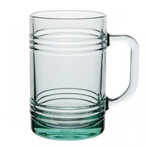 55673 Aware Tın Can 400 ML Cam 2li Kulplu Çay Kahve Meşrubat Bardağı Takımı - 2