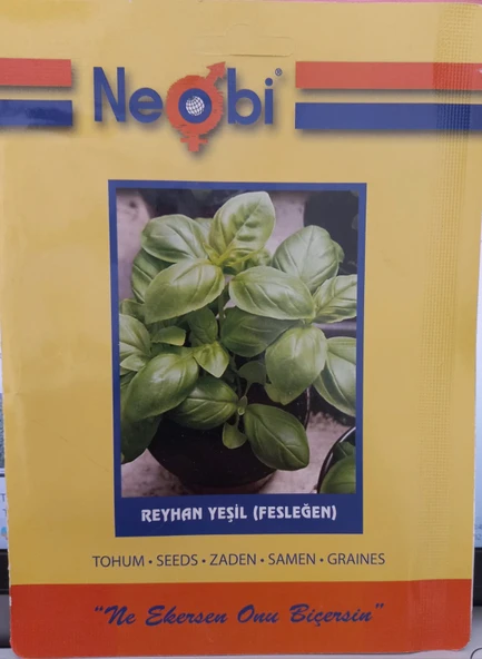 NEOMİ YEŞİL ERYHAN (FESLEGEN) TOHUMU 1 GR