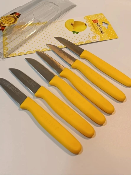Sürbisa Meyve Takımı Sarı (6'lı) 61007 7.0 cm - 6