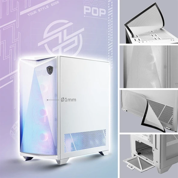 MSI MPG GUNGNIR 300R AIRFLOW WHITE KASA - 4