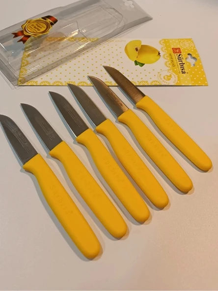 Sürbisa Meyve Takımı Sarı (6'lı) 61007 7.0 cm - 4