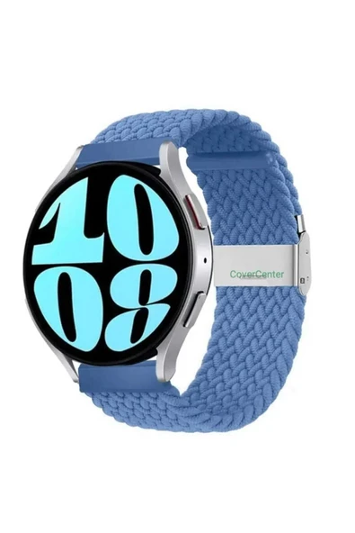 Samsung Galaxy Watch 4 5 5 Pro Watch 6 40 43 44 45 46 47mm Likralı Örgü Kayış Akıllı Saat Kordonu